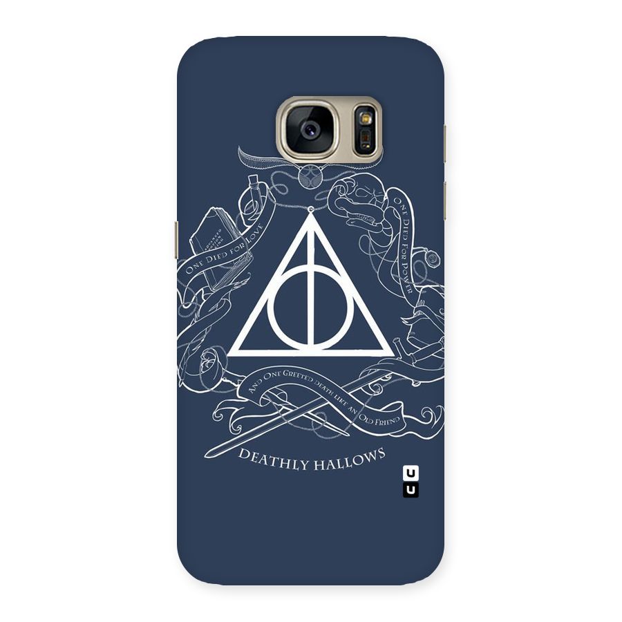 Triangle Blue Back Case for Galaxy S7