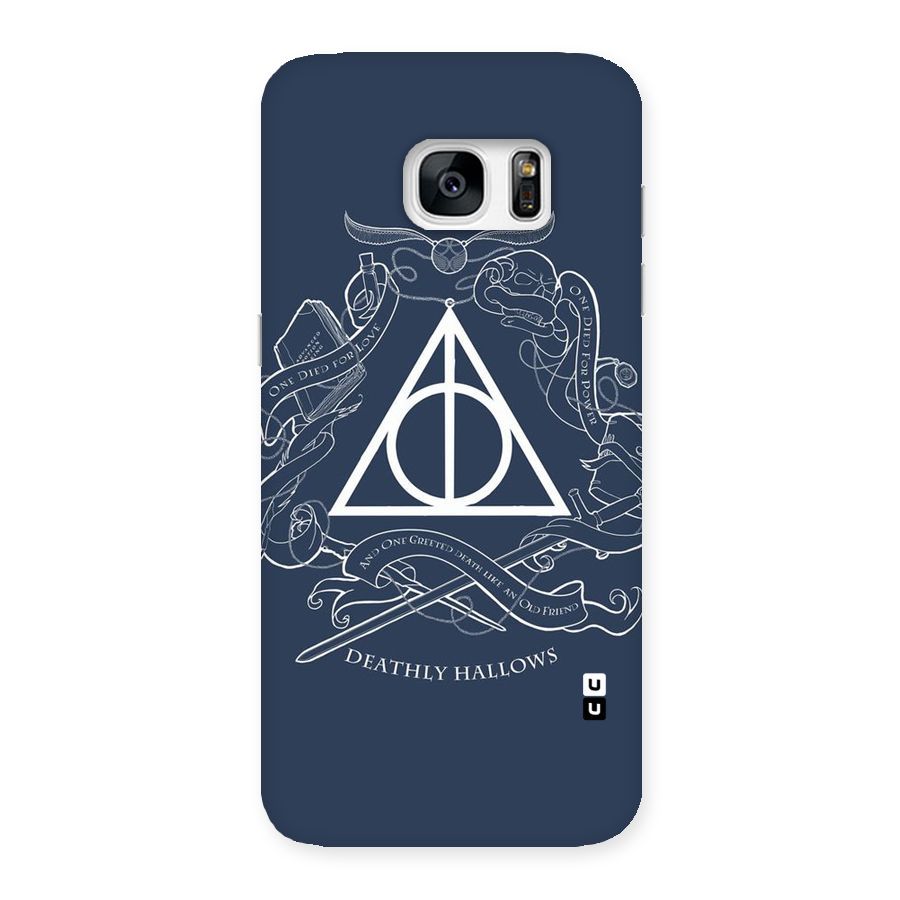 Triangle Blue Back Case for Galaxy S7 Edge