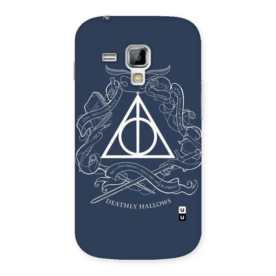 Triangle Blue Back Case for Galaxy S Duos