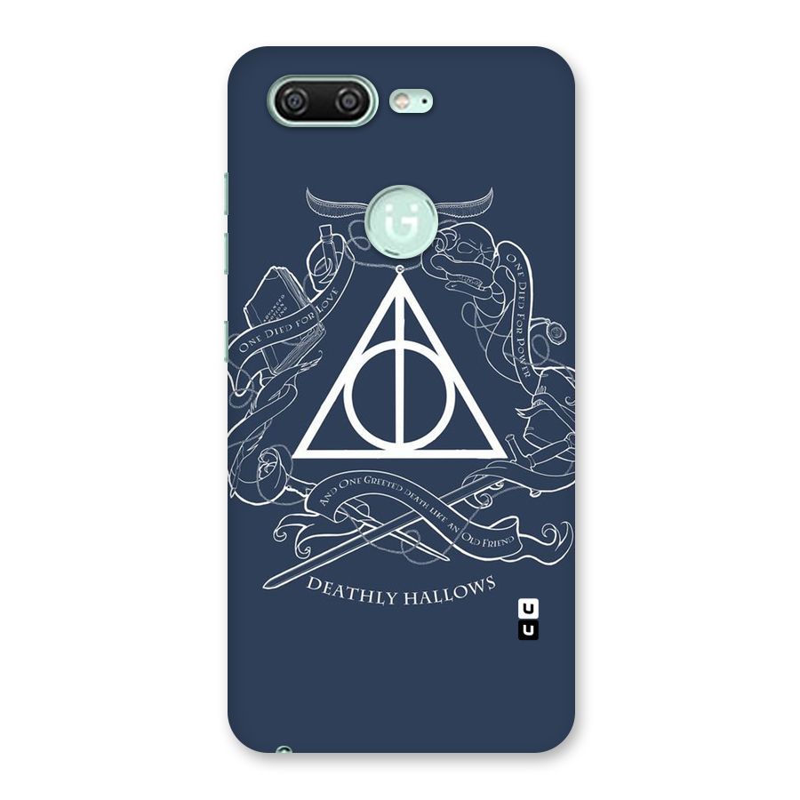 Triangle Blue Back Case for Gionee S10