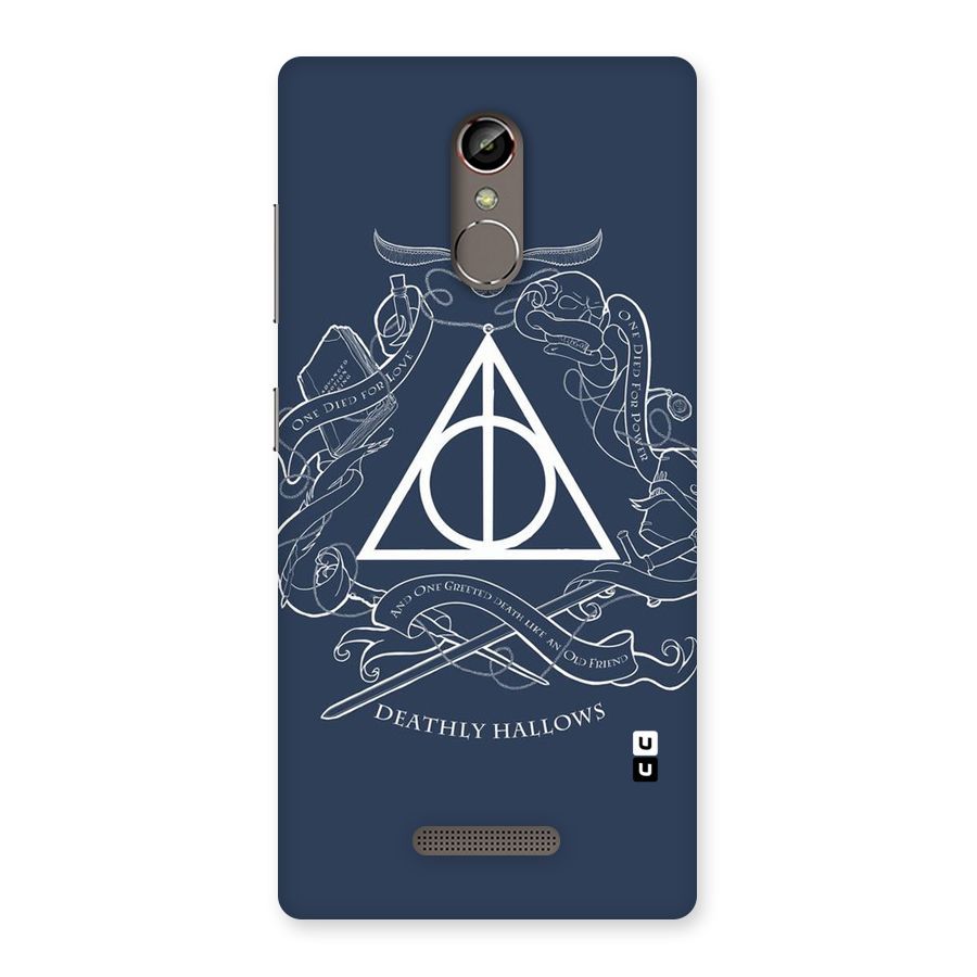 Triangle Blue Back Case for Gionee S6s