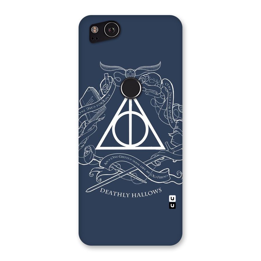 Triangle Blue Back Case for Google Pixel 2