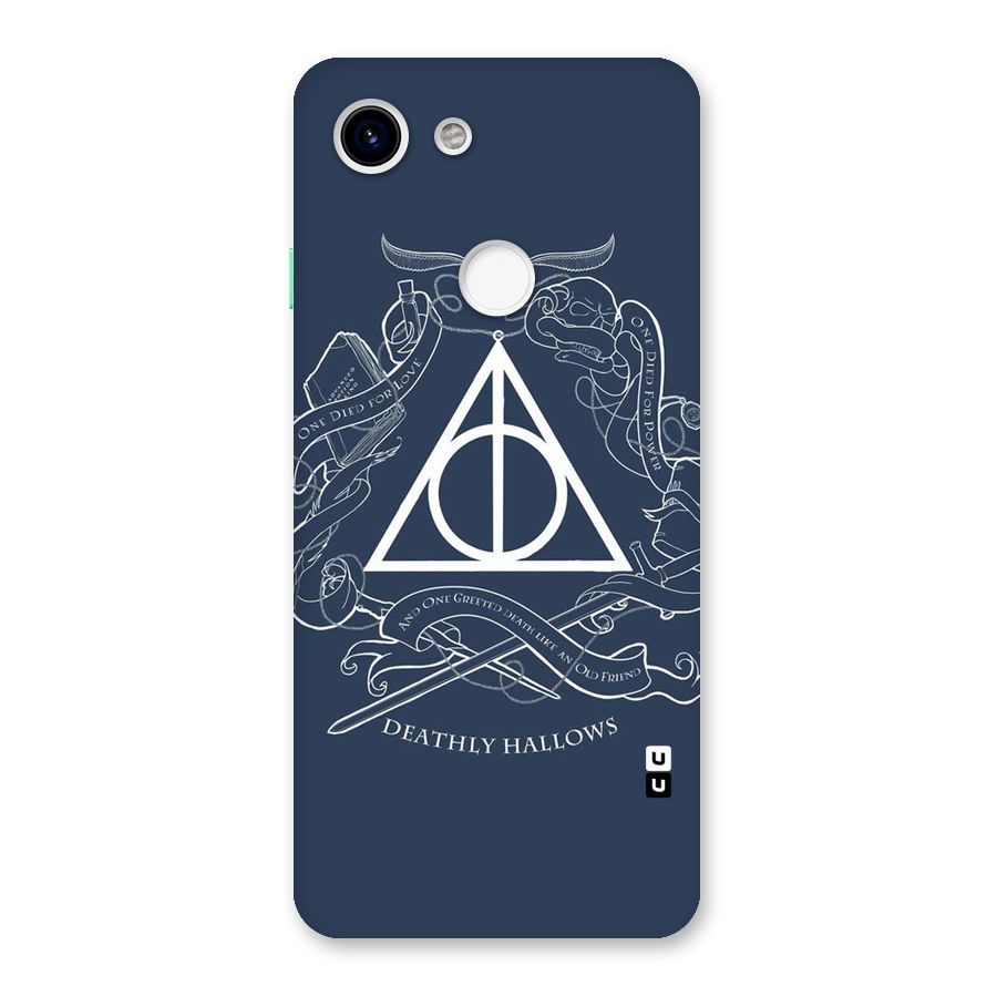 Triangle Blue Back Case for Google Pixel 3