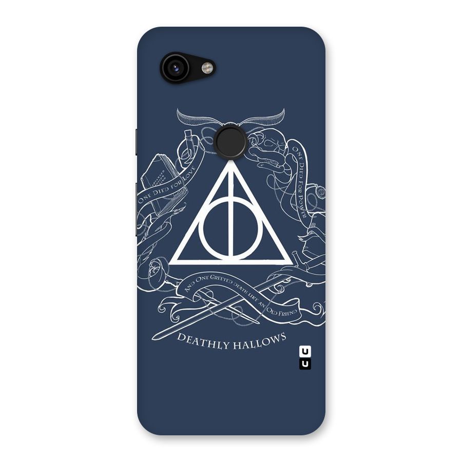Triangle Blue Back Case for Google Pixel 3a