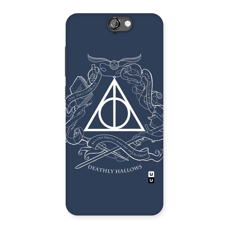 Triangle Blue Back Case for HTC One A9