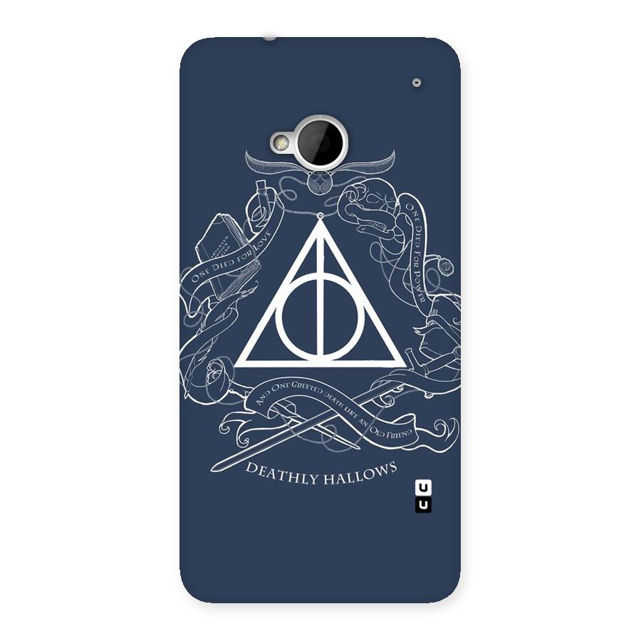Triangle Blue Back Case for HTC One M7