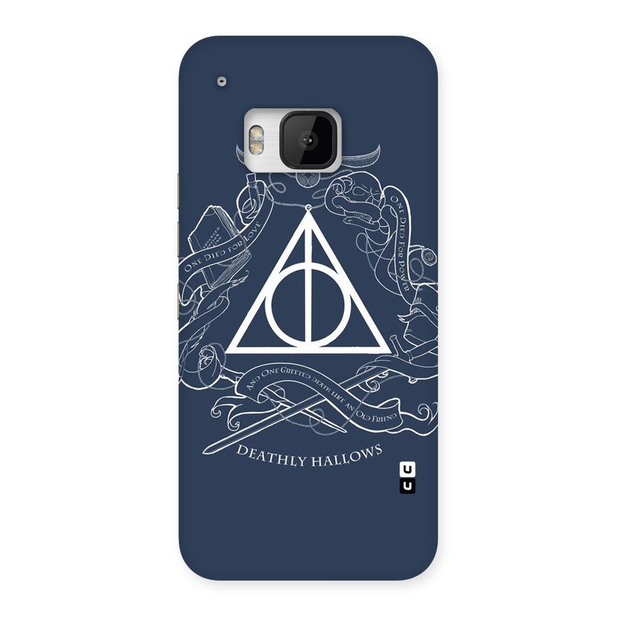 Triangle Blue Back Case for HTC One M9