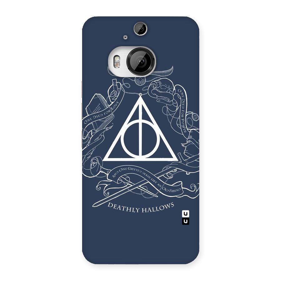 Triangle Blue Back Case for HTC One M9 Plus