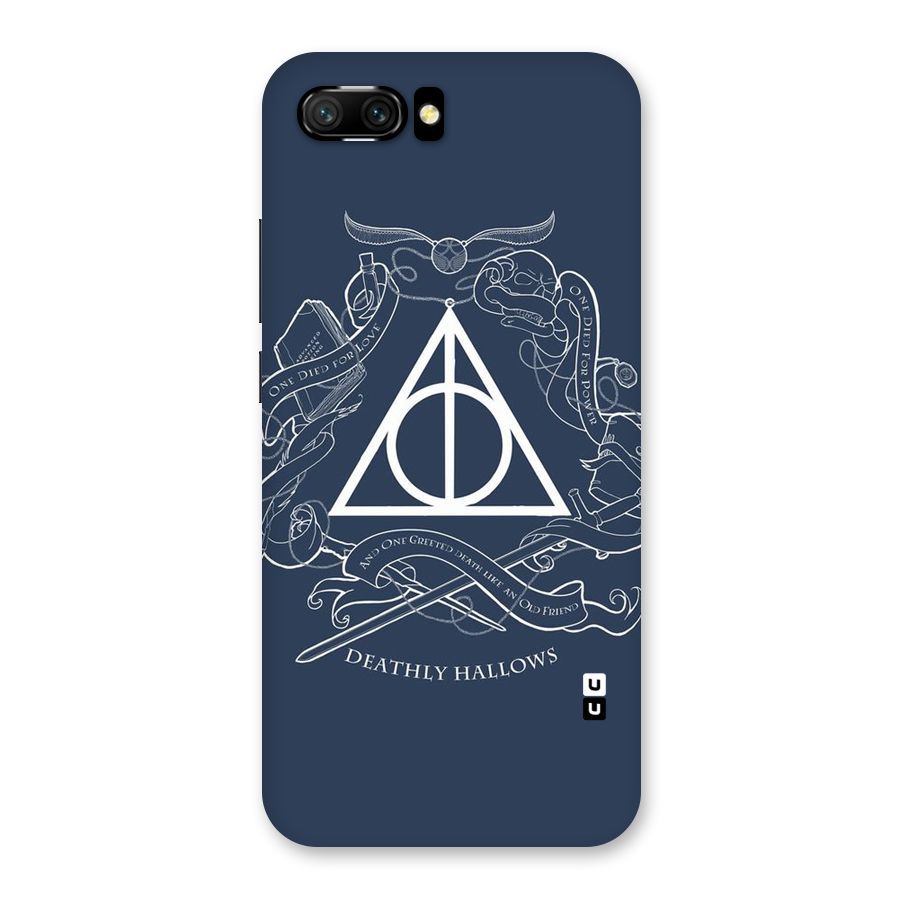 Triangle Blue Back Case for Honor 10