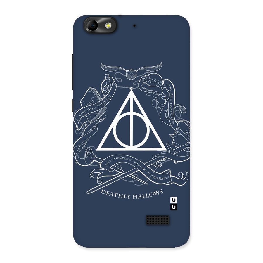 Triangle Blue Back Case for Honor 4C