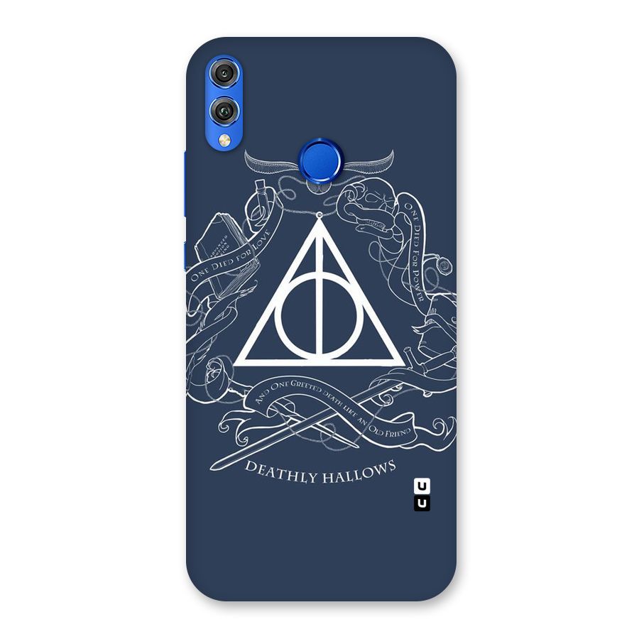 Triangle Blue Back Case for Honor 8X
