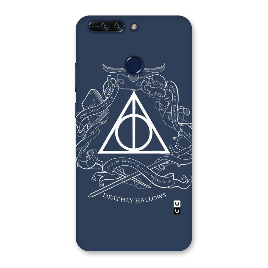 Triangle Blue Back Case for Honor 8 Pro