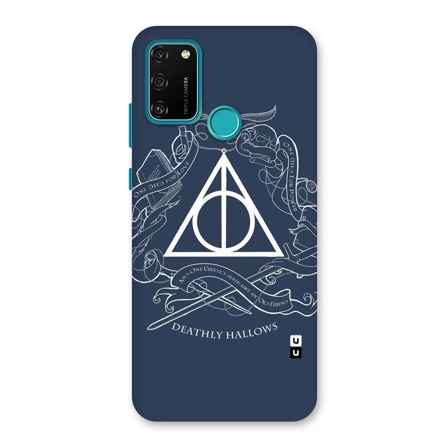 Triangle Blue Back Case for Honor 9A