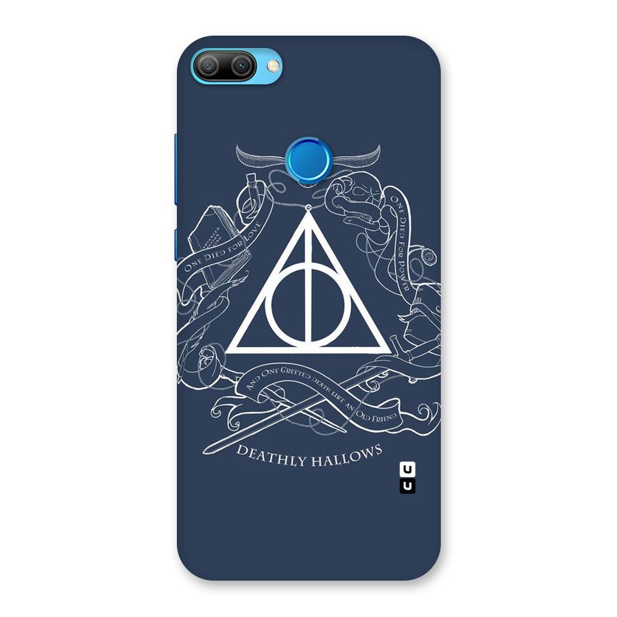 Triangle Blue Back Case for Honor 9N