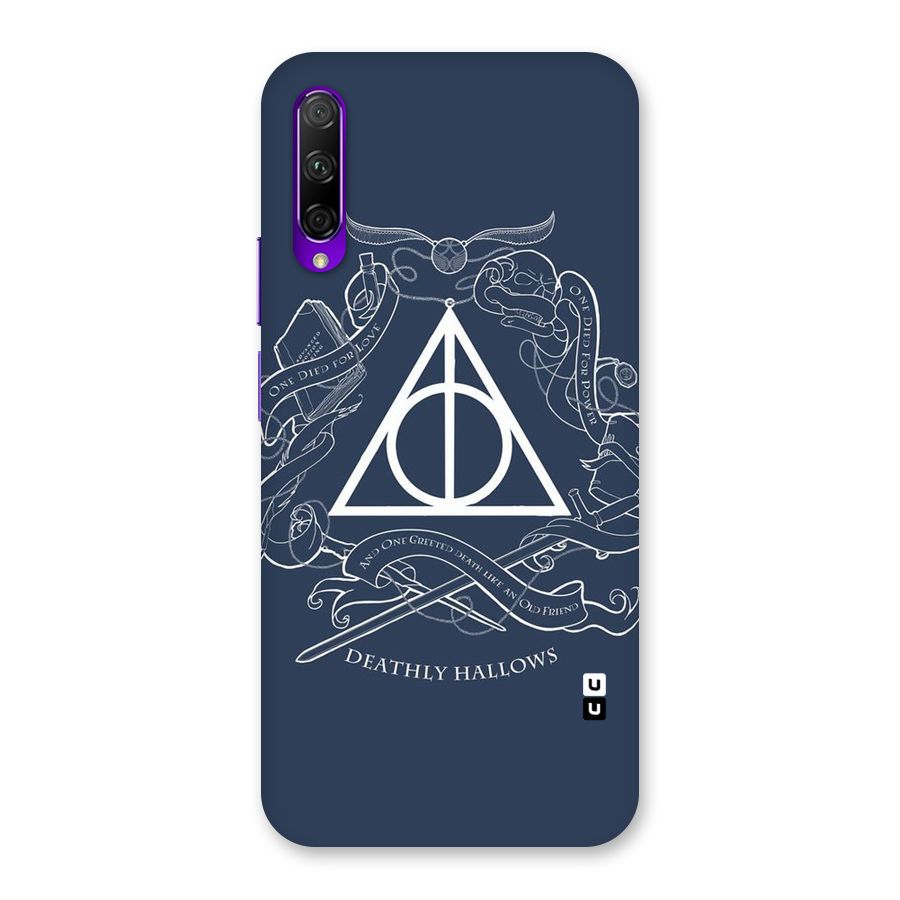 Triangle Blue Back Case for Honor 9X Pro