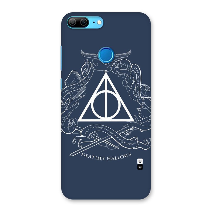 Triangle Blue Back Case for Honor 9 Lite
