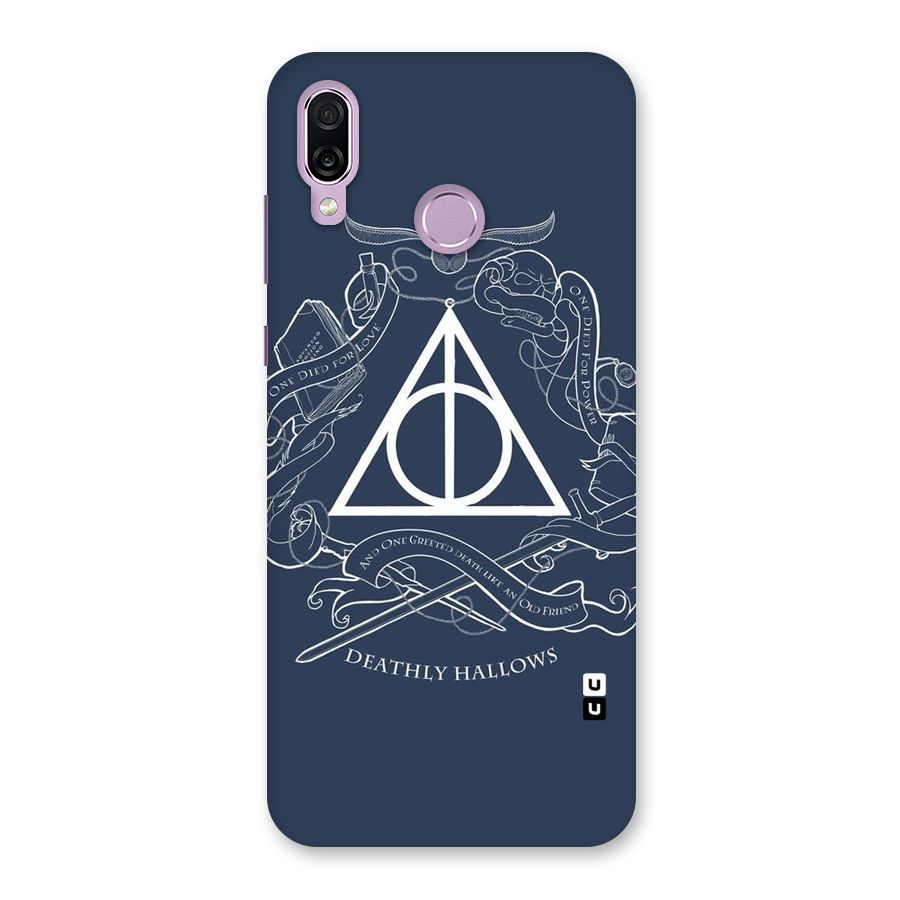 Triangle Blue Back Case for Honor Play