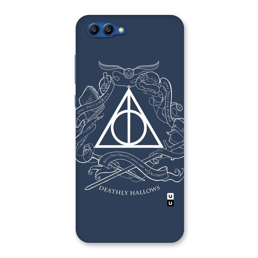 Triangle Blue Back Case for Honor View 10