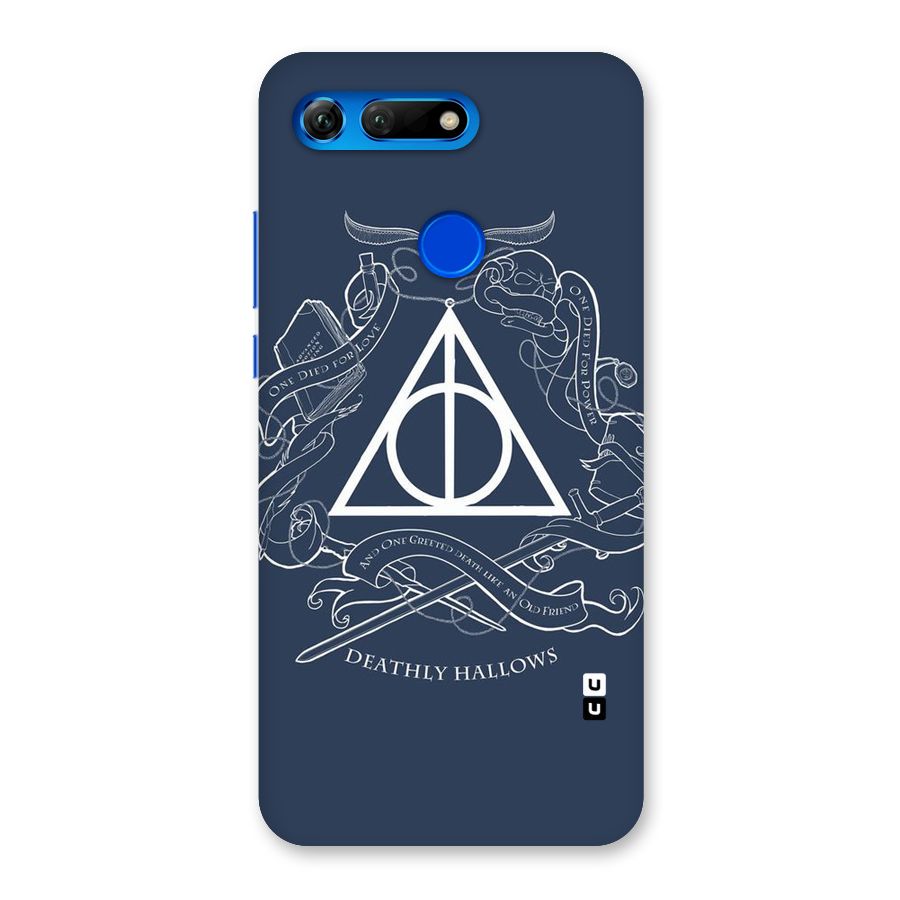 Triangle Blue Back Case for Honor View 20
