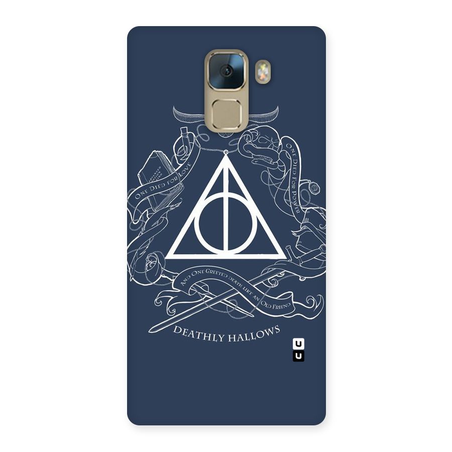 Triangle Blue Back Case for Huawei Honor 7