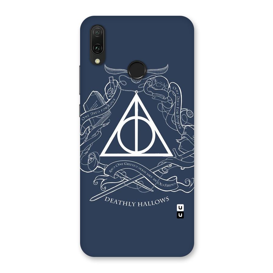 Triangle Blue Back Case for Huawei Y9 (2019)