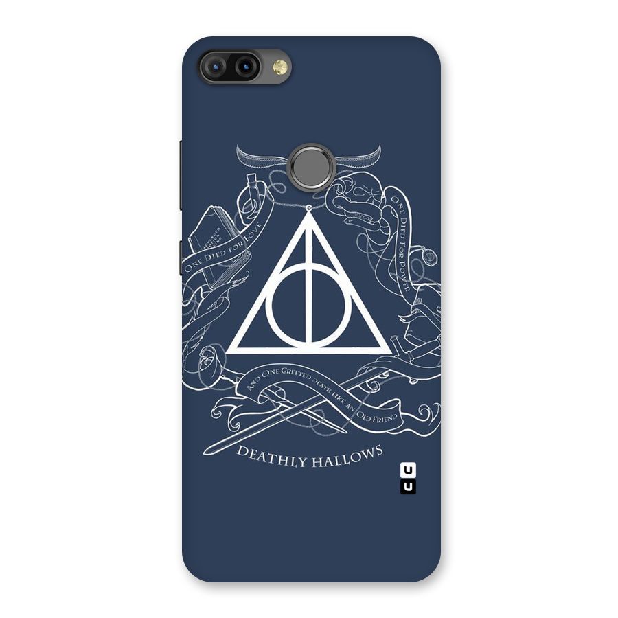 Triangle Blue Back Case for Infinix Hot 6 Pro