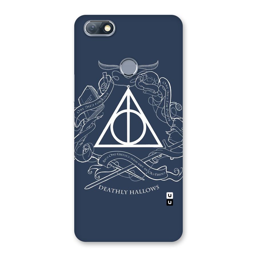 Triangle Blue Back Case for Infinix Note 5