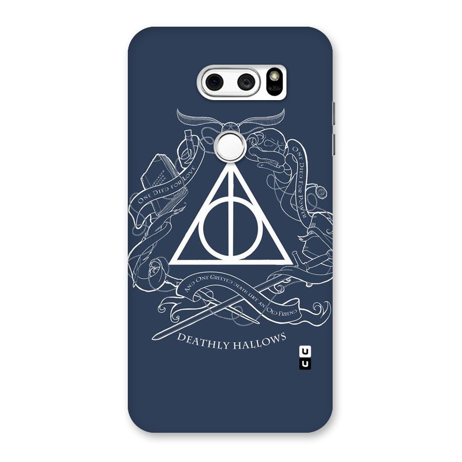 Triangle Blue Back Case for LG V30