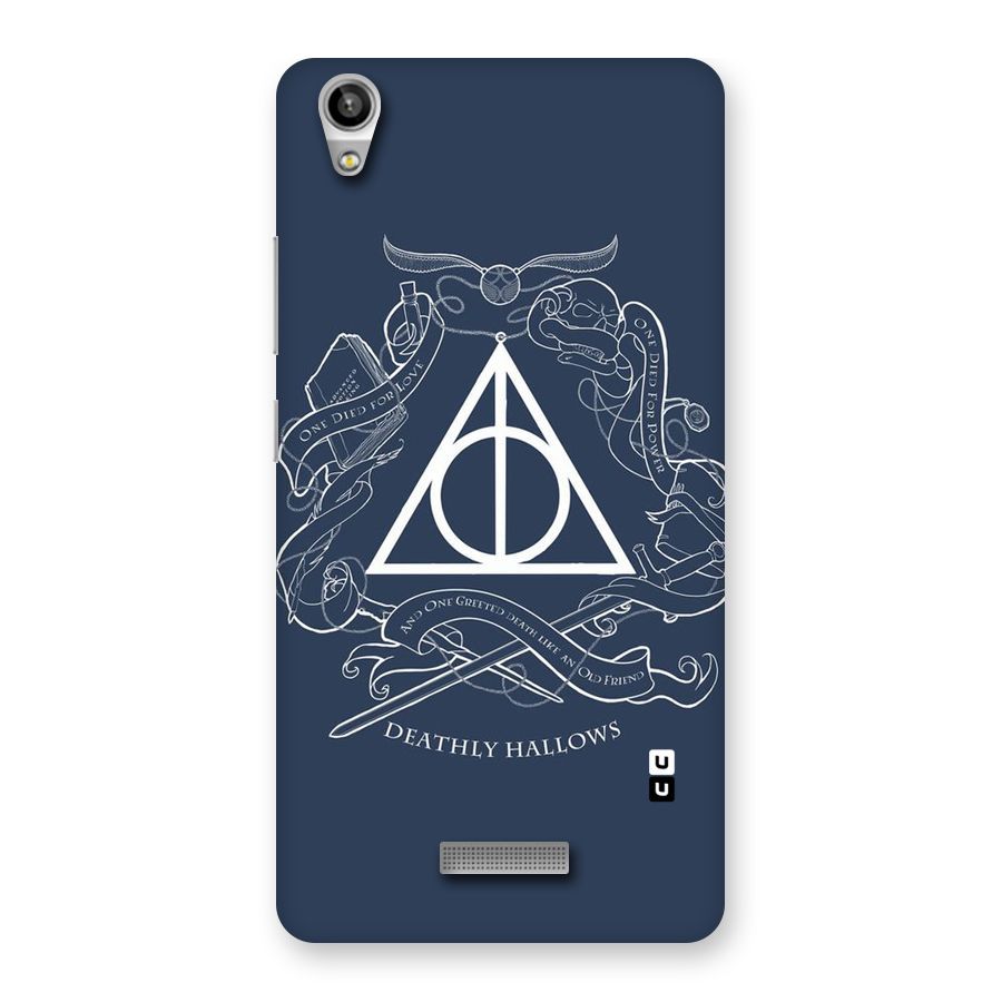 Triangle Blue Back Case for Lava-Pixel-V1