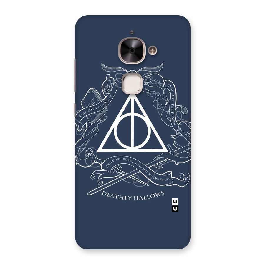 Triangle Blue Back Case for Le 2