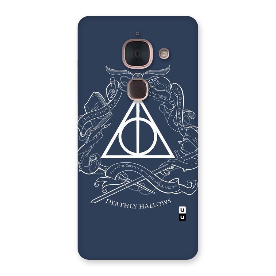 Triangle Blue Back Case for Le Max 2