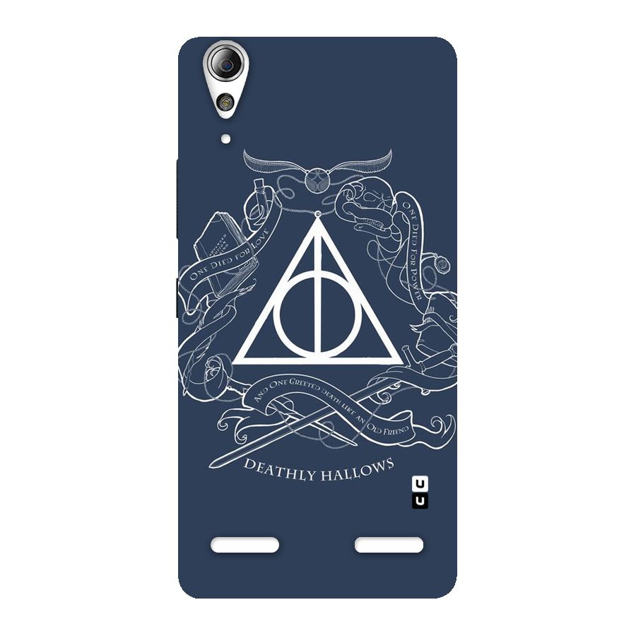 Triangle Blue Back Case for Lenovo A6000 Plus