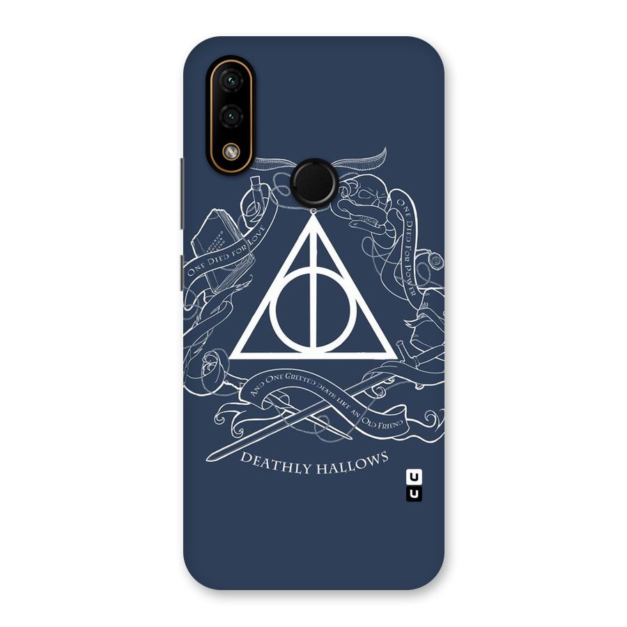 Triangle Blue Back Case for Lenovo A6 Note