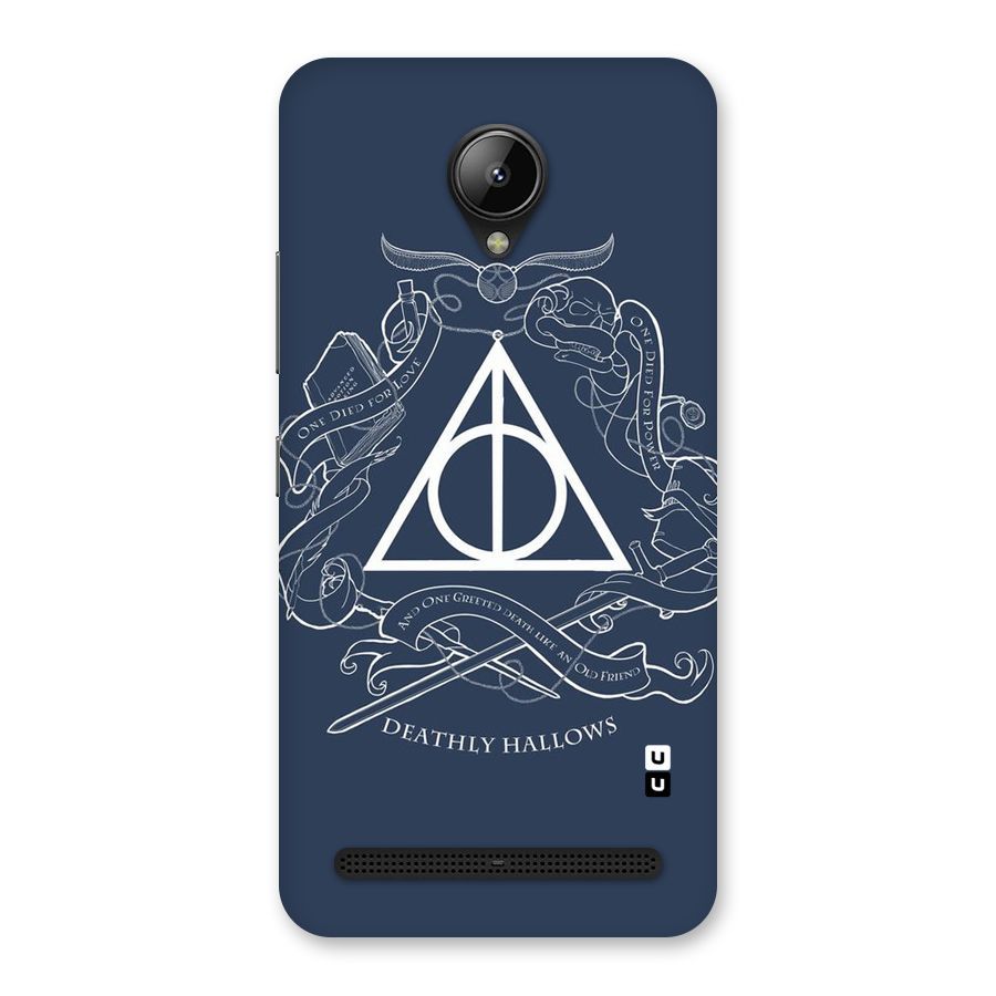Triangle Blue Back Case for Lenovo C2