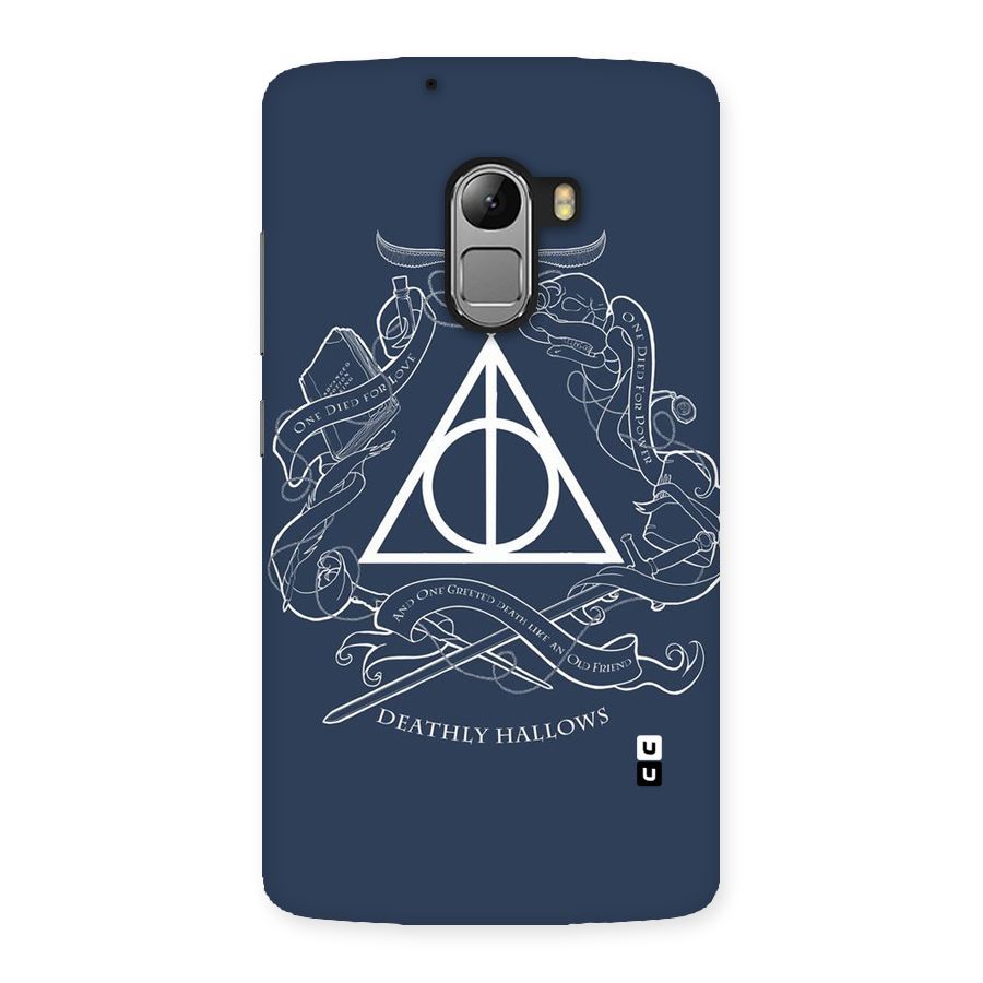 Triangle Blue Back Case for Lenovo K4 Note