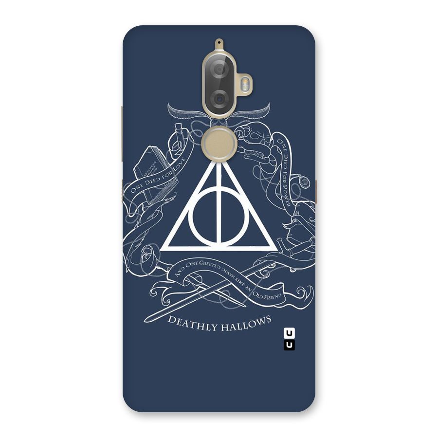 Triangle Blue Back Case for Lenovo K8 Plus