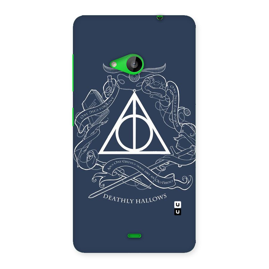 Triangle Blue Back Case for Lumia 535