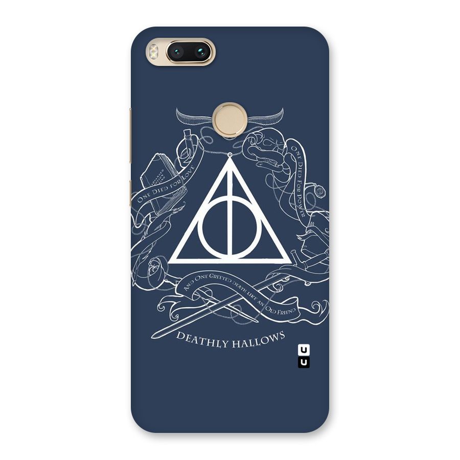 Triangle Blue Back Case for Mi A1