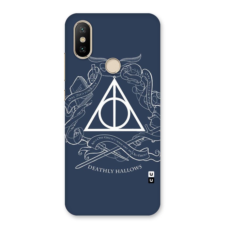 Triangle Blue Back Case for Mi A2