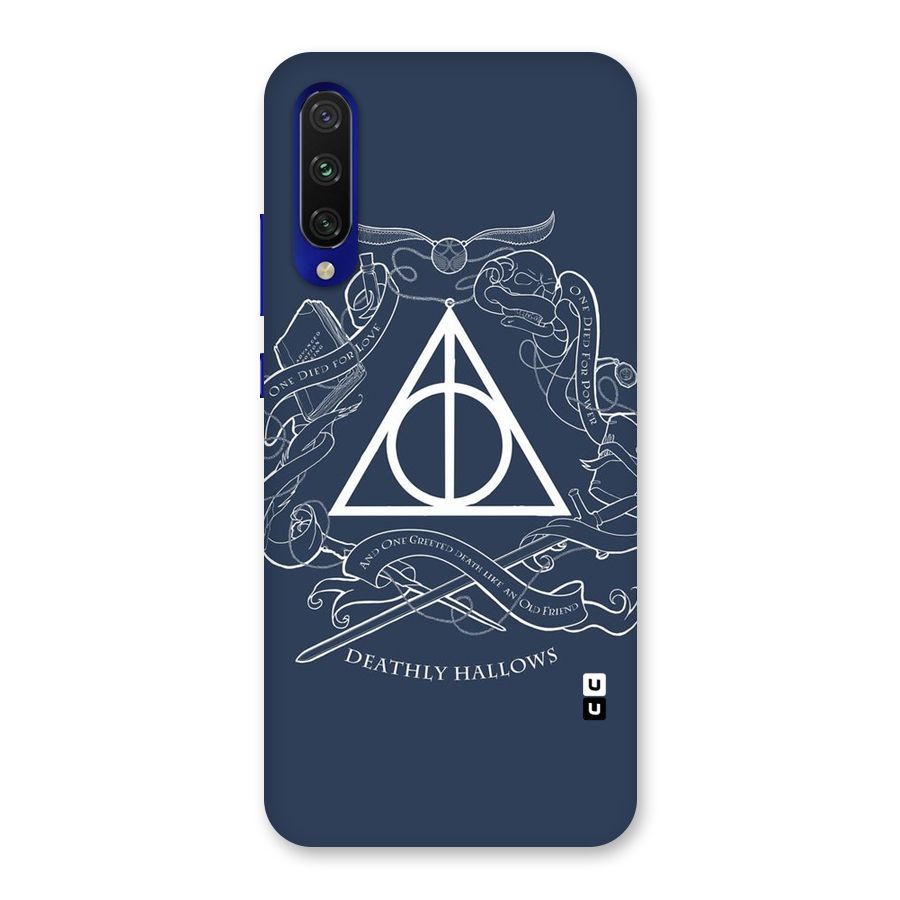 Triangle Blue Back Case for Mi A3