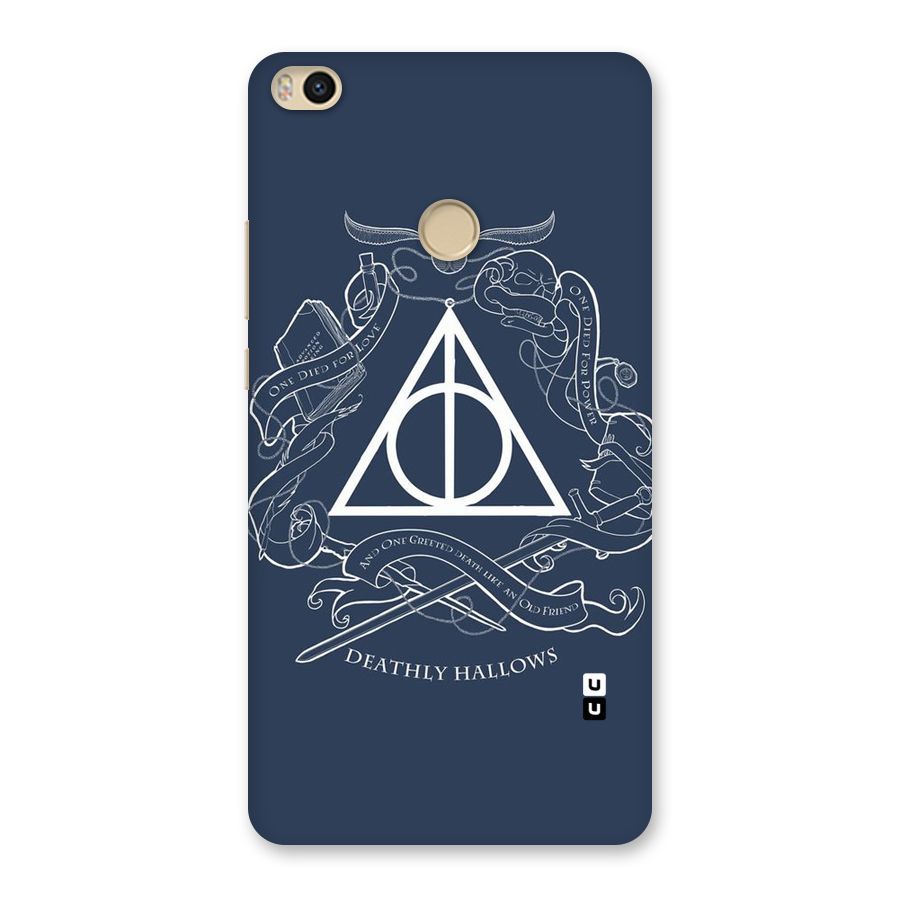 Triangle Blue Back Case for Mi Max 2