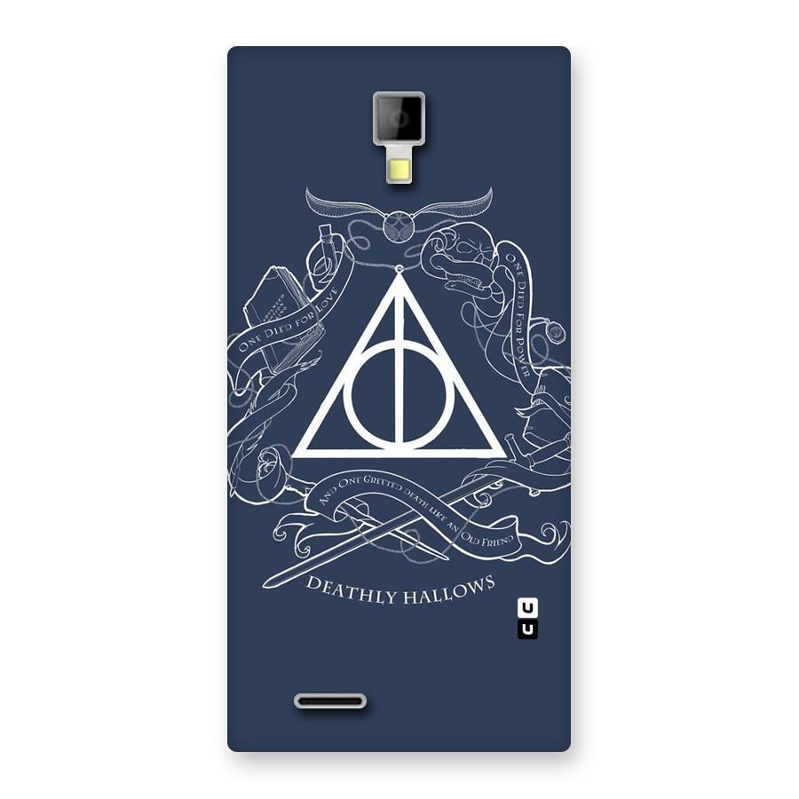 Triangle Blue Back Case for Micromax Canvas Xpress A99