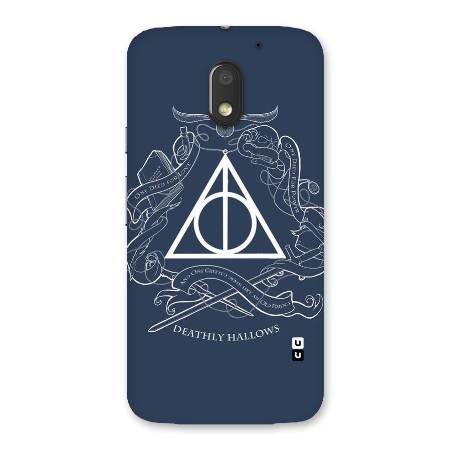 Triangle Blue Back Case for Moto E3 Power