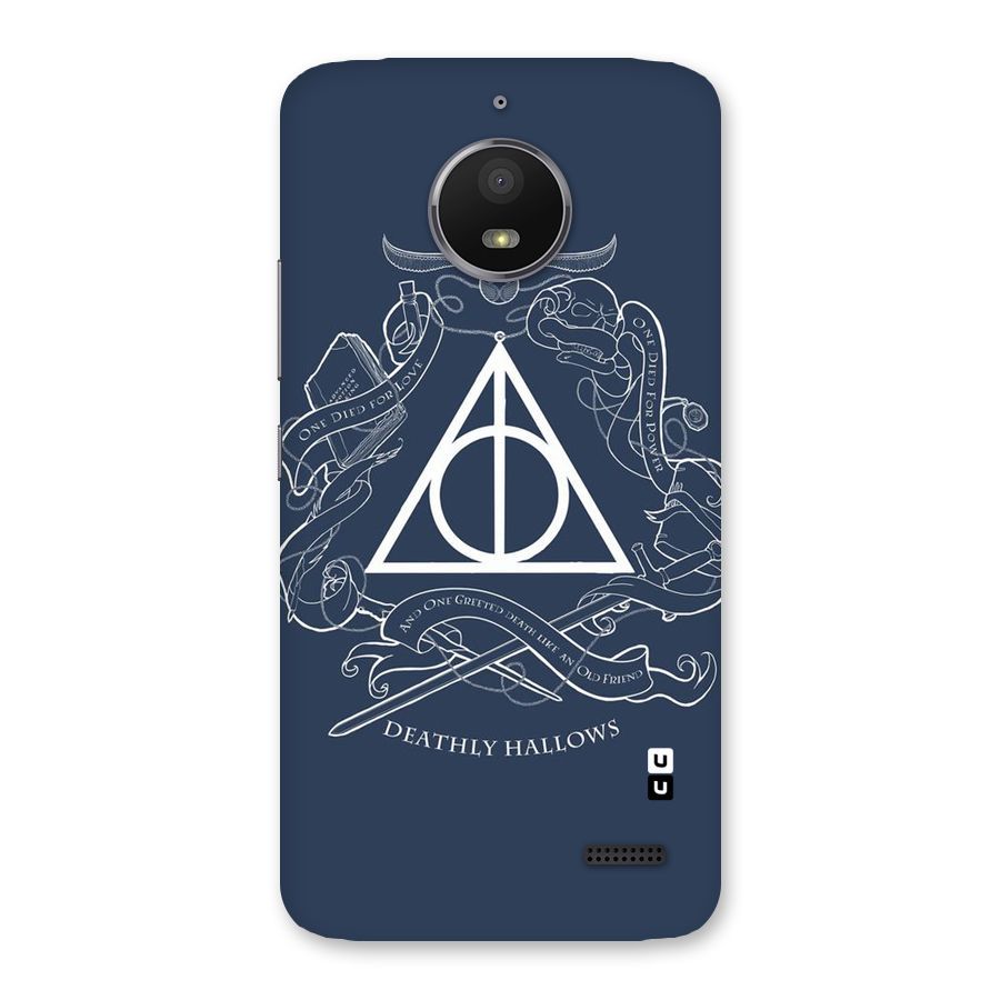 Triangle Blue Back Case for Moto E4