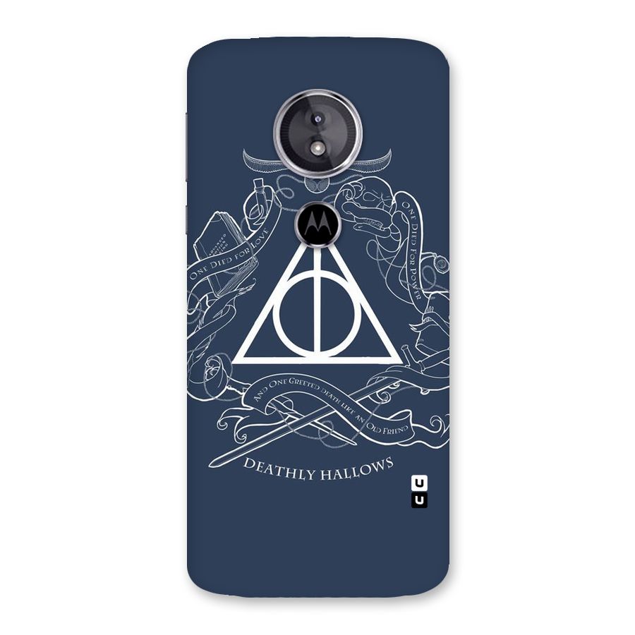 Triangle Blue Back Case for Moto E5