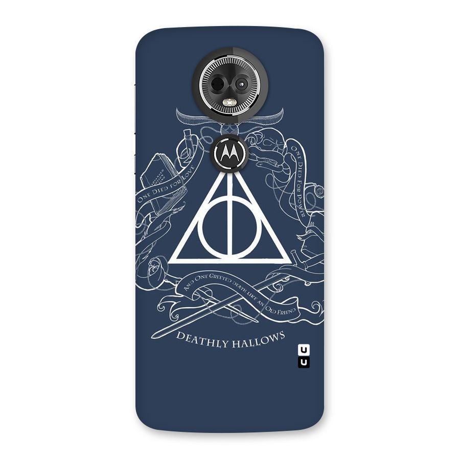 Triangle Blue Back Case for Moto E5 Plus