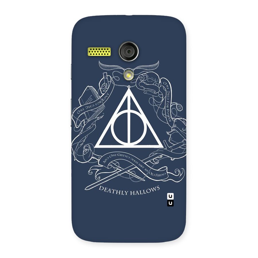 Triangle Blue Back Case for Moto G