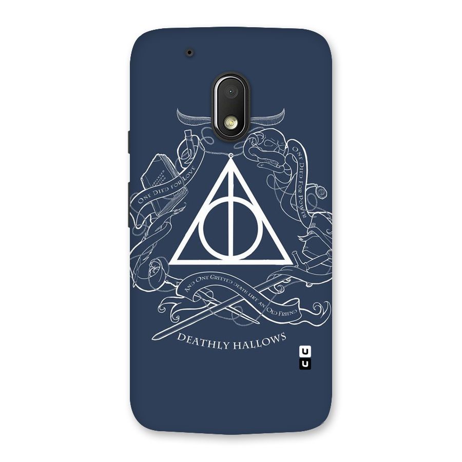 Triangle Blue Back Case for Moto G4 Play