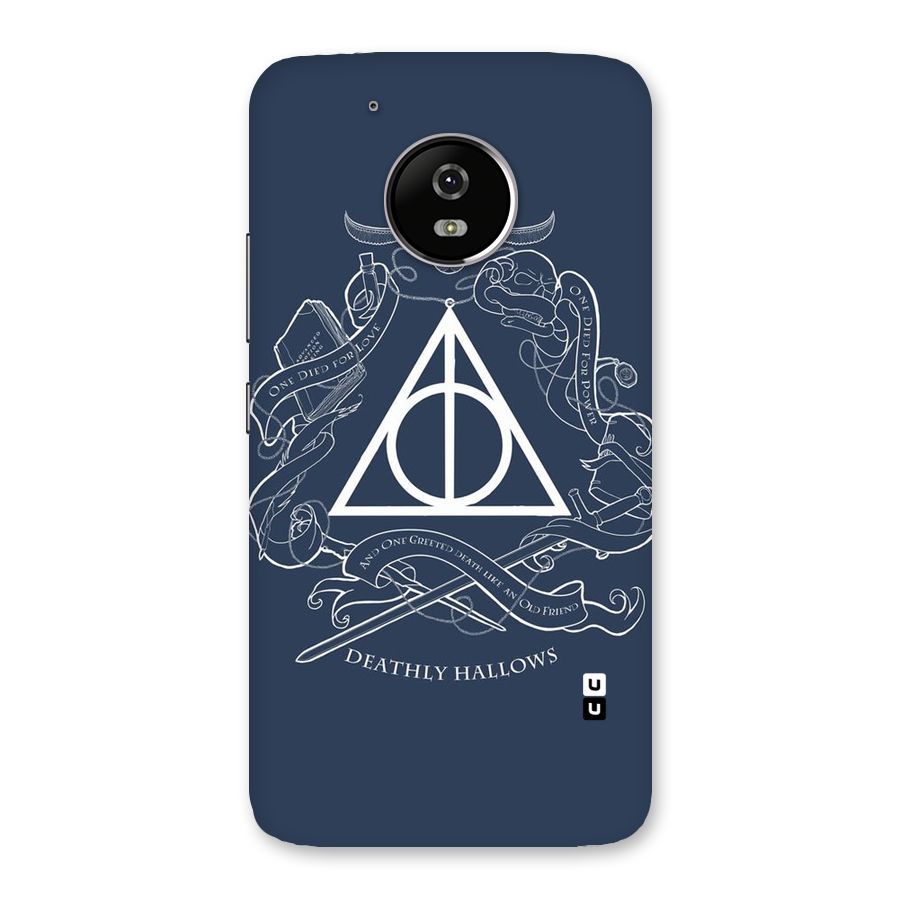 Triangle Blue Back Case for Moto G5