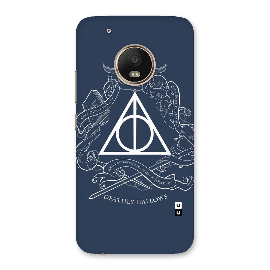 Triangle Blue Back Case for Moto G5 Plus